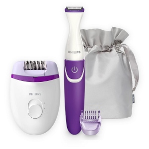 BRP505-Philips Satinelle épilateur compact filaire et tondeuse bikini sans fil 10