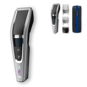 HC7650-Philips Tondeuse à cheveux à fil lavable avec accessoires