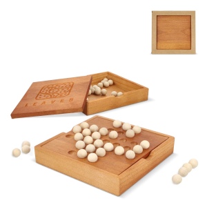 Jeu de solitaire avec billes