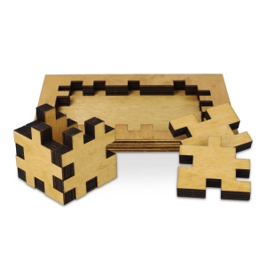 Puzzle de cube en bois 4