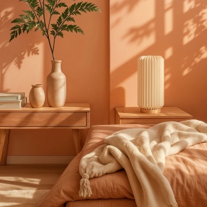 Lampe LED en papier pliable Coollux Aurora Tall sur base en bois, 32cm 8