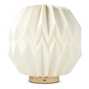 Lampe LED en papier pliable Coollux Luna 25cm, inspirée de l'Origami 3