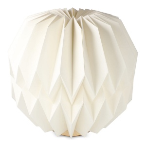 Lampe LED en papier pliable Coollux Luna 25cm, inspirée de l'Origami 6