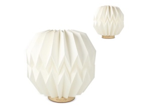 Lampe LED en papier pliable Coollux Luna 25cm, inspirée de l'Origami