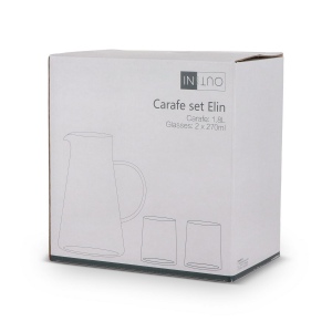 Carafe InSideOut Elin avec 2 verres 6
