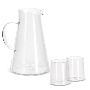 Carafe InSideOut Elin avec 2 verres 2