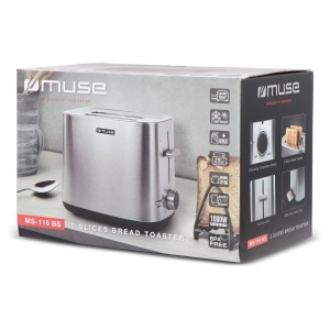 MS-115-Muse Grille-pain en acier inoxydable 5
