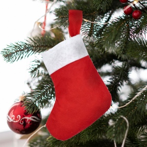 Bas de Noël en feutre 20 cm 6