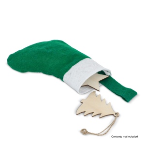 Bas de Noël en feutre 20 cm 7