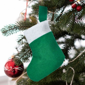 Bas de Noël en feutre 20 cm 8