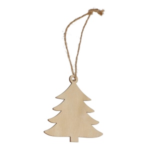 Ornement de Noël en bois en forme de sapin 4