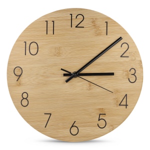 Horloge murale en bambou 3