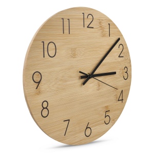 Horloge murale en bambou 2