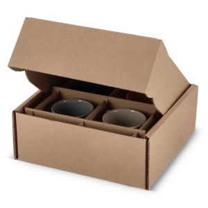 Boîte cadeau personnalisée pour 4 mugs 24.3 x 24.3 x 9.9 cm 6