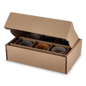 Boîte cadeau personnalisée pour 6 mugs 34.7 x 24.3 x 9.9 cm 3