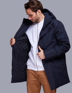 Parka longue élégante Homme 5