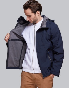 Blouson Coupe-Vent 2,5 couches, en polyester recyclé unisexe imperméable Made in France 4