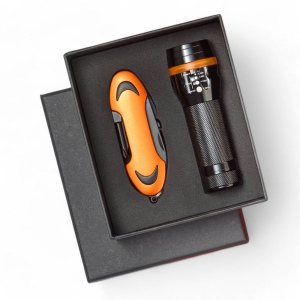 Set Colorado I : lampe torche LED et couteau de poche 3