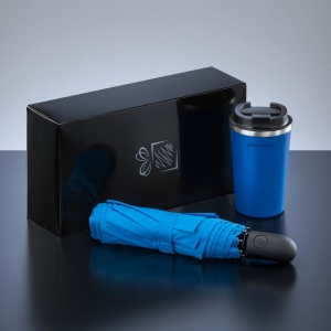 Traveller Set : mug isotherme Nordic 350 ml et parapluie entièrement automatique 8