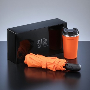 Traveller Set : mug isotherme Nordic 350 ml et parapluie entièrement automatique 3