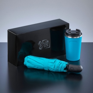 Traveller Set : mug isotherme Nordic 350 ml et parapluie entièrement automatique 9