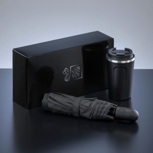 Traveller Set : mug isotherme Nordic 350 ml et parapluie entièrement automatique 11
