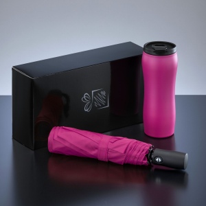 Primo Set : mug sous vide 400 ml et parapluie automatique 5