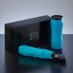 Primo Set : mug sous vide 400 ml et parapluie automatique 12