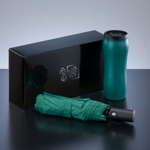 Primo Set : mug sous vide 400 ml et parapluie automatique 9