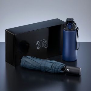 Primo Everyday Set : bouteille d’eau 550 ml et parapluie entièrement automatique Harvard 8