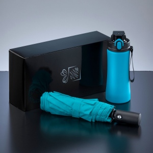 Primo Everyday Set : bouteille d’eau 550 ml et parapluie entièrement automatique Harvard 9