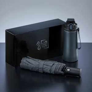 Primo Everyday Set : bouteille d’eau 550 ml et parapluie entièrement automatique Harvard 12