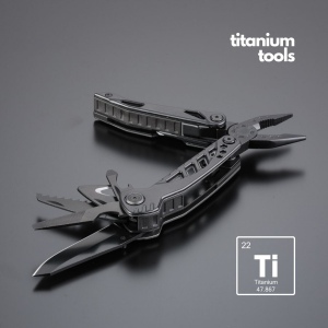 Optima multitool en acier revêtu de titane 7