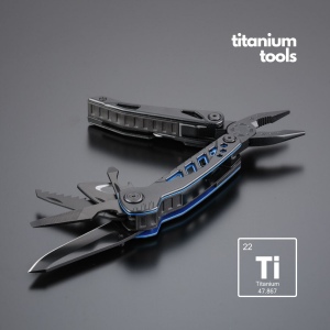 Optima multitool en acier revêtu de titane 5