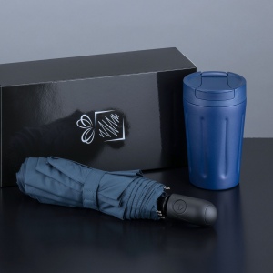 Scandic Set : mug isotherme 350 ml et parapluie automatique 3