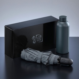 Active Set : bouteille isotherme 500 ml et parapluie automatique 12