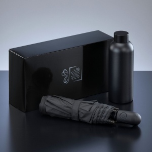 Active Set : bouteille isotherme 500 ml et parapluie automatique 13