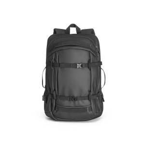 KAMPALA. Sac à dos pour ordinateur portable en polyester recyclé haute densité 900D, avec revêtement imperméable et doublure en polyester recyclé 210D 17'3" 3
