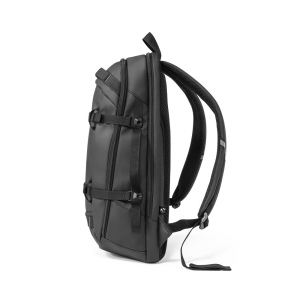 KAMPALA. Sac à dos pour ordinateur portable en polyester recyclé haute densité 900D, avec revêtement imperméable et doublure en polyester recyclé 210D 17'3" 5