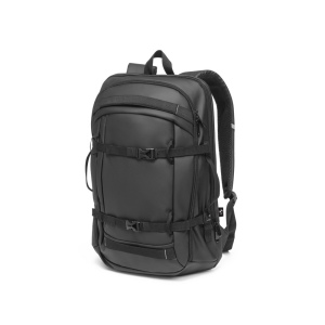 KAMPALA. Sac à dos pour ordinateur portable en polyester recyclé haute densité 900D, avec revêtement imperméable et doublure en polyester recyclé 210D 17'3" 2
