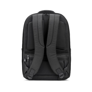 YANGON BPACK. Sac à dos antivol, en twill avec revêtement hydrofuge et polyester recyclé haute densité 600D, pour ordinateur portable de 17. 3" 5