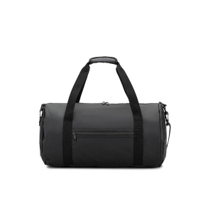 OSASCO SPORT. Sac de sport cylindrique en polyester recyclé haute densité 600D avec compartiment latéral pour les chaussures 4