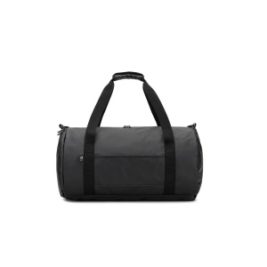 OSASCO SPORT. Sac de sport cylindrique en polyester recyclé haute densité 600D avec compartiment latéral pour les chaussures 5