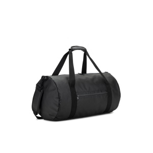 OSASCO SPORT. Sac de sport cylindrique en polyester recyclé haute densité 600D avec compartiment latéral pour les chaussures 2