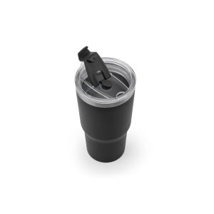 JOYNER M. Gobelet de voyage compact en acier inoxydable (91% recyclé) avec double paroi isolée sous vide et finition mate 600 mL 8