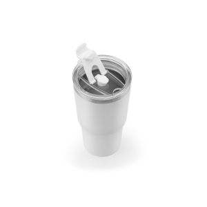 JOYNER M. Gobelet de voyage compact en acier inoxydable (91% recyclé) avec double paroi isolée sous vide et finition mate 600 mL 10