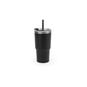 JOYNER M. Gobelet de voyage compact en acier inoxydable (91% recyclé) avec double paroi isolée sous vide et finition mate 600 mL 2