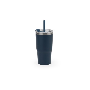 JOYNER M. Gobelet de voyage compact en acier inoxydable (91% recyclé) avec double paroi isolée sous vide et finition mate 600 mL 4