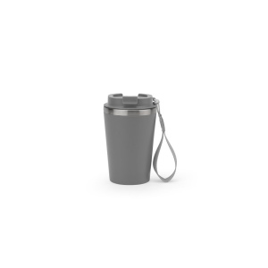 SPITZ. Gobelet de voyage en acier inoxydable (90 % recyclé) et paroi extérieure en PP, avec finition mate 440 mL 4