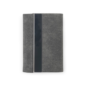 VAUGHN. Set composé d'un porte-cartes et d'un porte-clés, tous deux en métal et polyester recyclé (30% rPET) 6